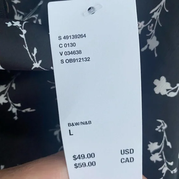 Uo Mallory Cowl Neck Slip Dress in Black WITH WHITE FLOWERS,Urban Outfitters - Picture 2 of 9